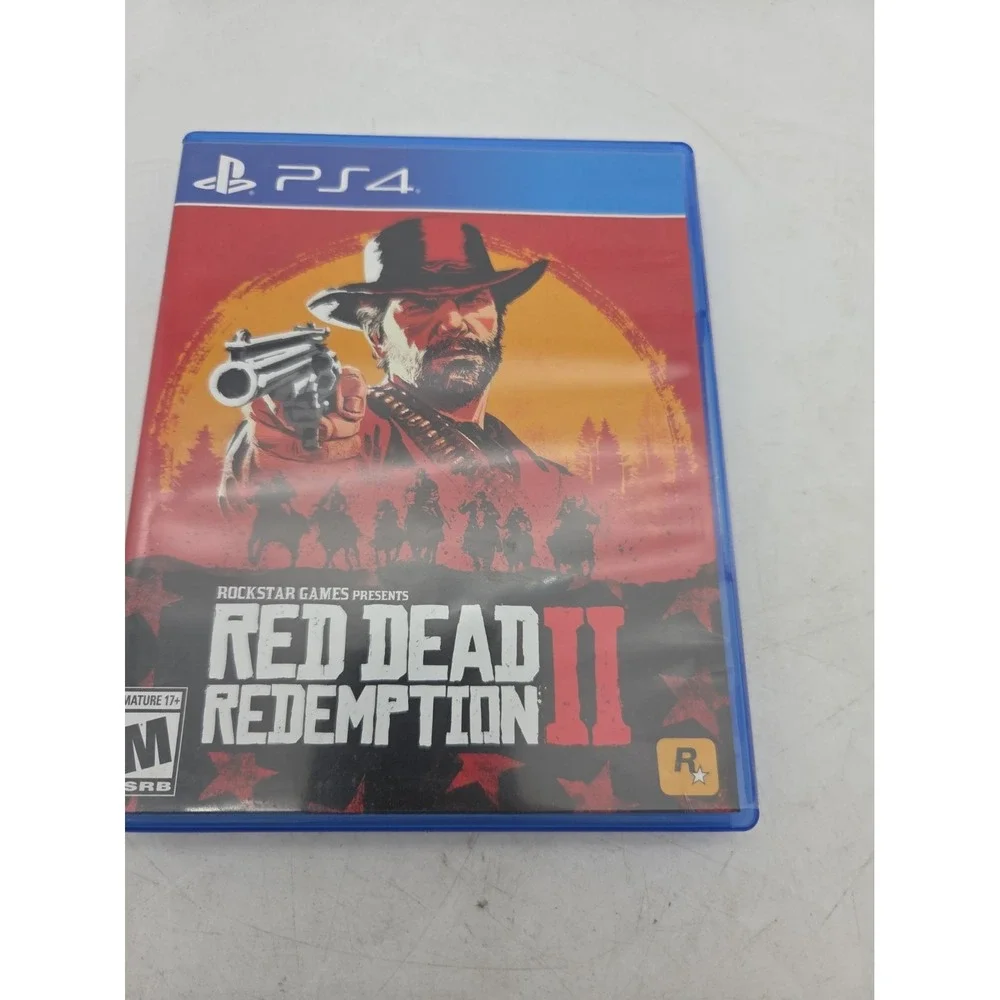 Ps4 - Red Dead Redemption II Sony PlayStation 4 w/ Case & Map No Manual - TESTED